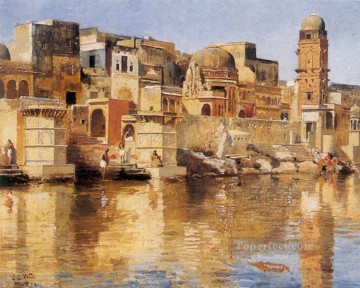  Egyptian Oil Painting - Muttra Persian Egyptian Indian Edwin Lord Weeks